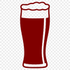 Beautiful Beer Glass Illustration A clear illustration of a beer in a glass, suitable for vector art and design purposes.