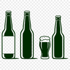 Beer Design SVG Illustration A detailed illustration of a glass containing beer, suitable for crafting and design projects.