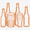 Free Beer SVG Clip Art Design A high-quality illustration of a glass filled with beer, suitable for various design projects and creative applications.