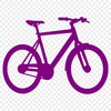 A minimalist bicycle illustration in vector format, suitable for various applications and designs.