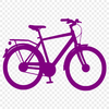 Illustration of a road bicycle with sleek design, ideal for vector graphics and digital cutting applications.