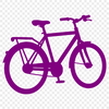 A digital rendering of a classic bicycle design, created as an SVG file for easy editing and customization.