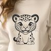 Fierce Wildcat Design A sleek big cat with a powerful build and distinctive spots.