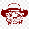 Wild Cat Illustration in Vector Format A vector illustration of a jaguar, a large wild cat species native to the Americas.