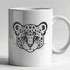 Free Ocelot Clip Art Download A vector illustration of a wild Ocelot's head, showcasing its distinctive features.