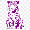 Large Feline Vector Art Illustrative representation of a jaguar, a large feline animal, in vector format.