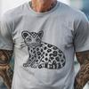 Artistic Big Cat - Glowforge PNG