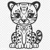 Free Unique Big Cat - Free DXF Download, Commercial Use