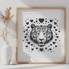 Big Cat In SVG Format - Free Digital Download, Commercial Use