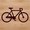 Simple vector illustration of a bicycle, suitable for digital designs and DIY projects.