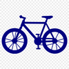 A detailed vector illustration of a bicycle in silhouette style.