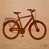 A simple bicycle illustration in vector format.