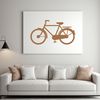 A simple outline illustration of a bicycle, designed as vector art for commercial or personal use.