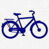 A stylized illustration of a bicycle, suitable for commercial and personal use in digital designs.