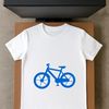 An SVG design of a bicycle, perfect for cutting or engraving on various materials.
