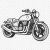 Artistic Motorbike DXF