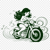 Free Unique Motorbike Drawing PDF - Commercial Use