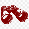 Binoculars Printable Image In PDF File Format For Free Download