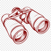 Binoculars In DXFs - Free Commercial Use License