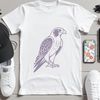 Free Bird Svg Image Download A silhouette of a falcon in flight, rendered as an SVG file for easy editing and customization.