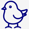 Cute Bird In SVG - Free Download