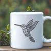 Stunning Hummingbird In DXF Format - Free Download