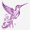 Free Unique Hummingbird Artwork PNG - Commercial Use