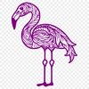 Free Unique Flamingo Stencil SVG - Commercial Use