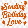 A colorful SVG design featuring the phrase 'Happy Birthday' in bold font.