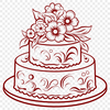 Cake Clipart In SVG, PNG, PDF And DXF Formats