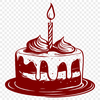 Cake Printable Image In SVG, PNG, PDF And DXF File Formats