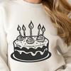 Creative Birthday Cake Artwork - Free PDF