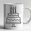 Free Birthday Cake Files For Digital Download In DXF Format