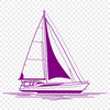 A detailed outline of a boat for cutting and crafting with Cricut or laser cutter.
