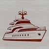 Beautiful Sailboat Vector Design Illustrative SVG design of a sailboat, ideal for vector graphic projects.