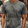 Stylized Sailboat Illustration A stylized vector illustration of a sailboat on calm waters.