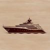 Free Vector Yacht Illustration Vector illustration of a boat with clean lines and simple design.