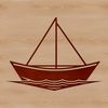 Watercraft Design SVG File A high-quality SVG design of a boat for digital applications.