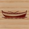 Simple Nautical Vessel Illustration A simple illustration of a boat with a flat bottom and pointed bow.