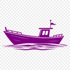 Sailboat Clip Art Design A graphic representation of a sailboat designed with precision for various applications.