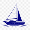 Hand-Drawn Sailboat Illustration in Vector Format A hand-drawn illustration of a sailboat in vector format.