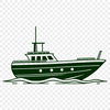 Sailing Yacht Illustration A stylized illustration of a sailing yacht, ideal for digital designs and crafts.