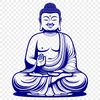 Buddhist Icon in High-Resolution Vector Format Buddhist icon in high-resolution vector format.