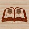 A simple illustration of an open book with pages, suitable for educational or school-related designs.