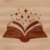 Classic Book Design A vector illustration of a book with open pages and a classic design, suitable for educational materials and school projects.