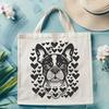 Boston Terrier Clip Art with Heart Shaped Symbols A Boston Terrier with heart-shaped symbols on its head.
