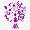 Wedding Decoration Clip Art A colorful arrangement of flowers in a bouquet, ideal for wedding and special occasion decorations.