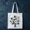 Decorative Flower Pattern A colorful bouquet of flowers arranged in a decorative pattern, ideal for personal or commercial use.