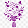 Wedding and Mother's Day Flowers A colorful arrangement of flowers in a vase, suitable for various occasions such as weddings and Mother's Day.