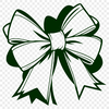 Colorful Bow Icon A colorful bow icon with rounded edges, suitable for gifts and presents.